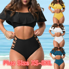 Summer, Plus Size, SwimwearWomen, Plus Size Swimwear