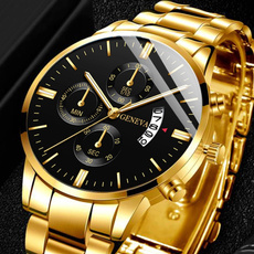 Fashion, gold, Watch, Stainless Steel
