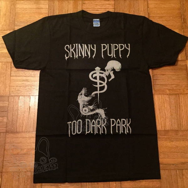 Preschool dog mainly Vintage Skinny Puppy Too Dark Park Men T-Shirt | Wish