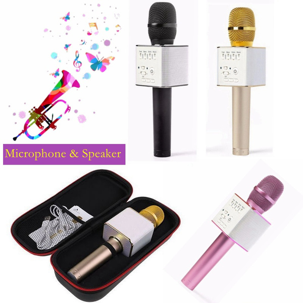 Portable Wireless Microphone Set with Zipper Bag for family