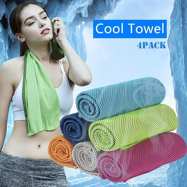 Ice Cold Enduring Running Jogging Gym Chilly Pad Instant Cooling Towel Sports 