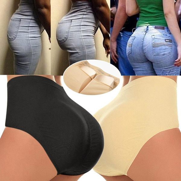 Womens Padded Underwear Fake Lifter Hip Enhancer Hip Up Buttocks Butt  Lifter Booty Enhancer Briefs Boyshort Panties Shaper Shapewear
