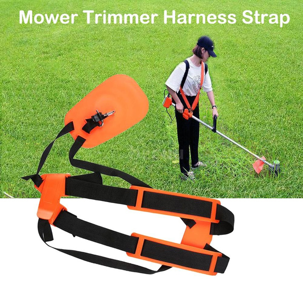 Mower Trimmer Harness Strap Double Shoulder Trimmer Shoulder Strap with  Easily Adjustable for Brush Cutter Garden Lawn