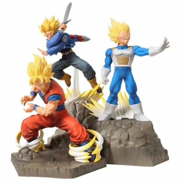 Anime Dragon Ball Z DBZ Figures Super Saiyan Son Goku Vegeta Kids Toy Collection 