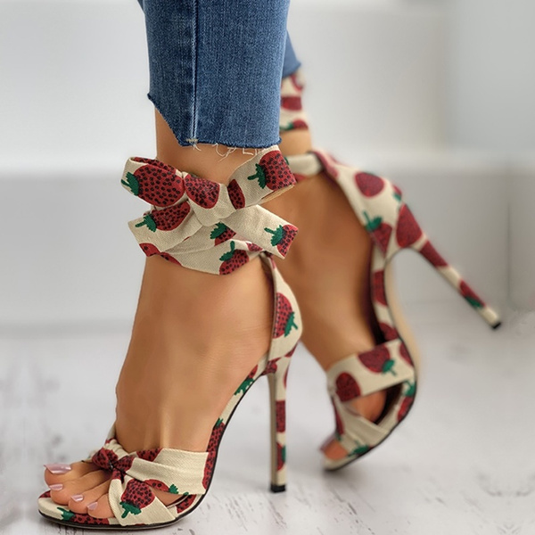 printed heels
