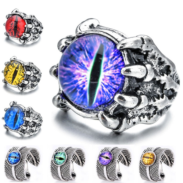 Men Jewelry, Gothic Rings Punk Jewelry 