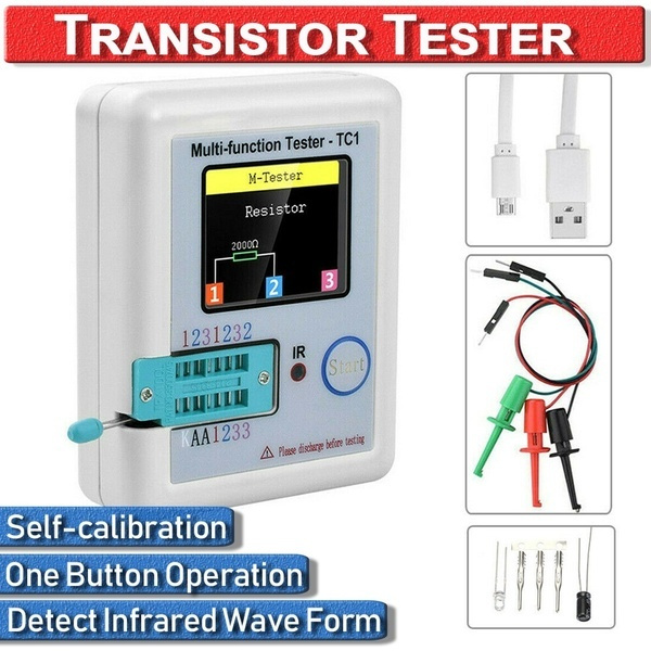 LCR-TC1 Color Screen Graphic Display Transistor Tester Automatic Detector Tester