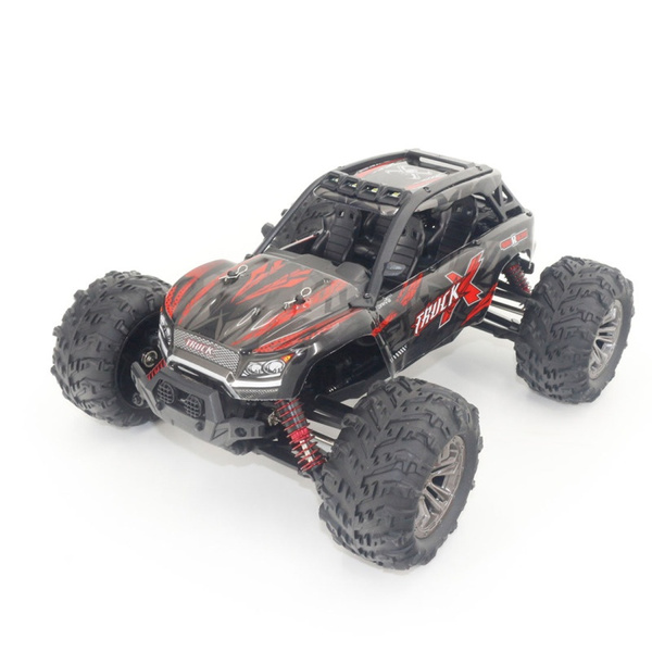 PLOQAZEH RC Offroad Reifen Für Mojave Short-Course Truck - 1/8 & 1/7 Maßstab, 17MM Adapter (4 Stück, Rot)