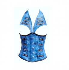 corset top, Blues, bluedenim, Fashion