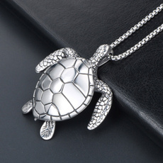 Steel, Turtle, Celtic, Jewelry
