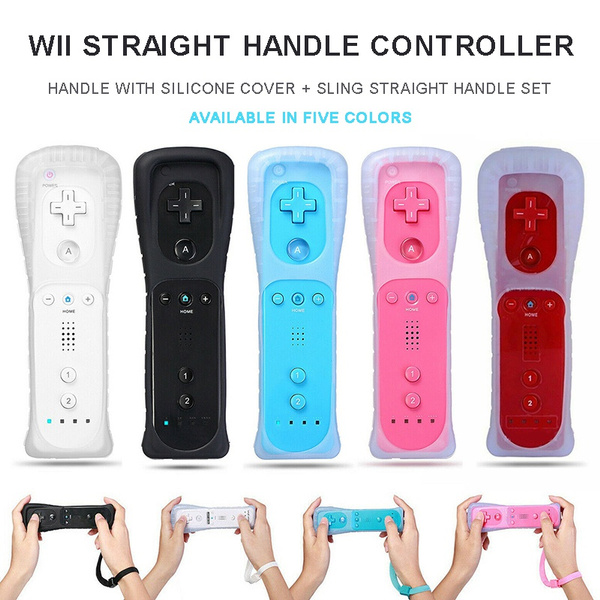 Leven van hand ruw New Built-in Motion Plus Inside Gesture Controller with Silicone Cover For  Wii | Wish