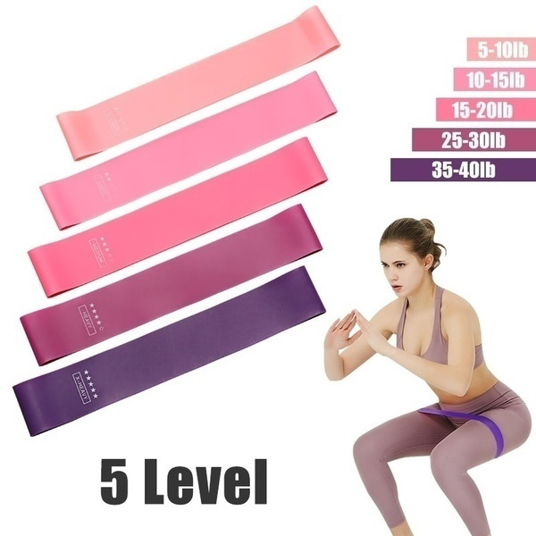 ELASTIC BANDS KIT ELASTIC RESISTANCE BANDS FITNESS STRENGTH LOOP BAND GYM