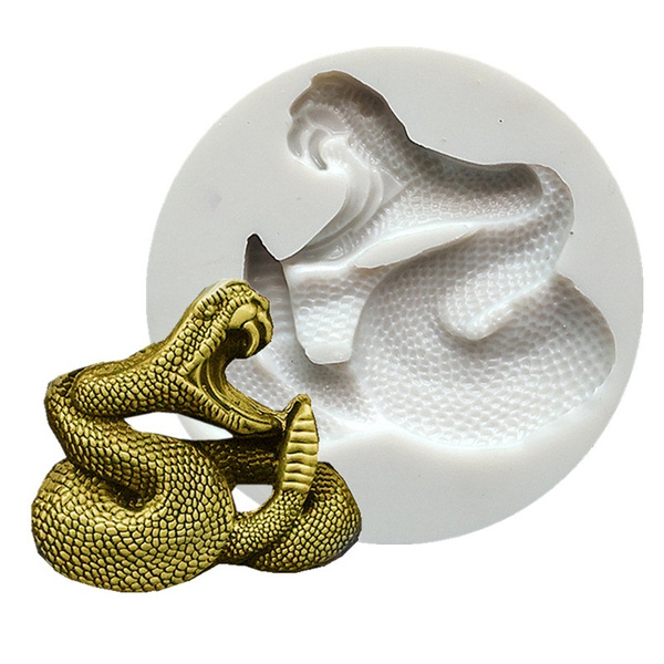 Snake Silicone Molds,animal Snake Fondant Cake Clay,Jewelry,Farm