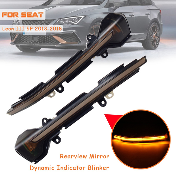 Repeater Light LED Dynamic Turn Signal Light fob For SEAT Leon III Mk3 ...