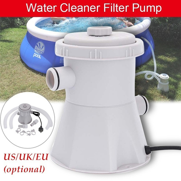 US PLUG Electric Swimming Pool Filter Pump Water Cleaning Tool Above GroundPool 