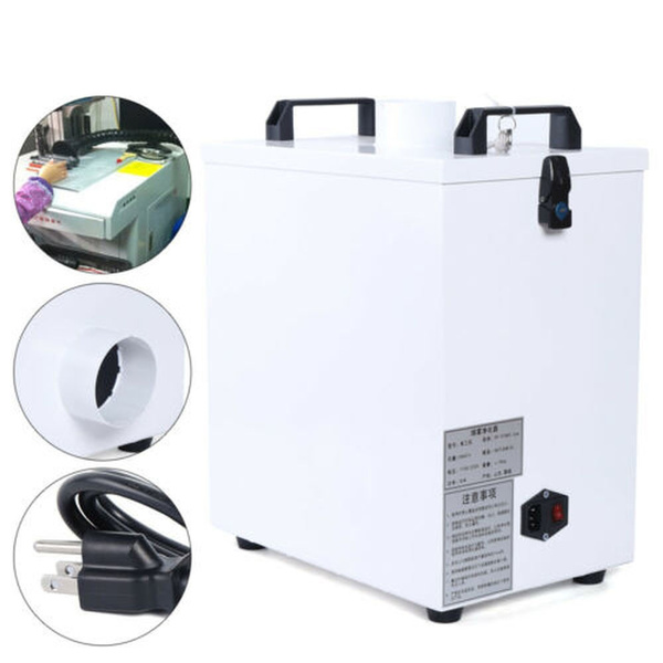 Pure Air Fume Extractor Smoke Purifier for CNC Laser Engraving Cutting ...