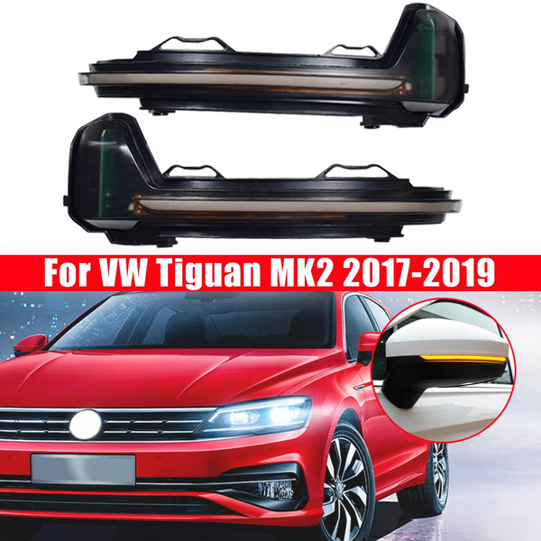 Led Dynamic Side Marker Turn Signal Light Flowing Water Blinker For VW