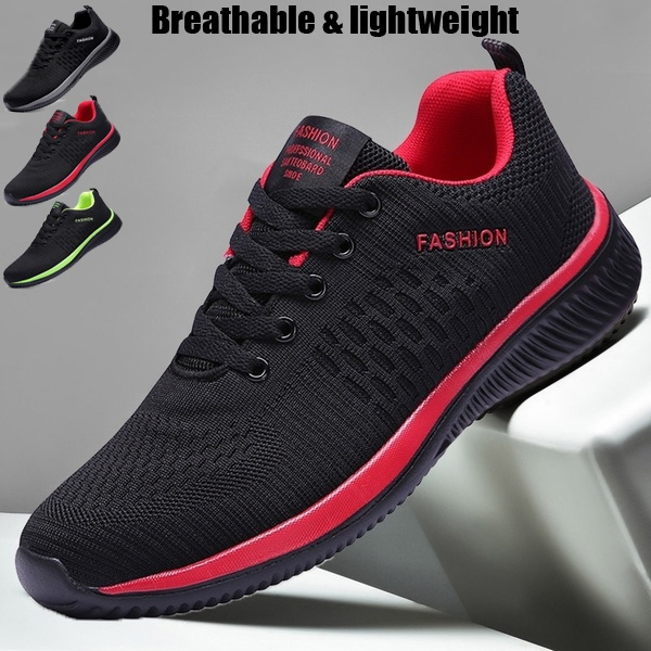 2019 Men's Shoes Running Fashion Man Sneakers Mesh Sports Casual Athletic Shoes 