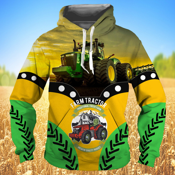 3d john deere hoodies