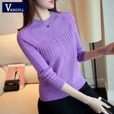 o-neck, Knitting, pullover sweater, Casual sweater