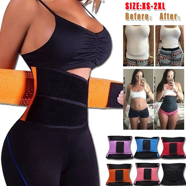New Fashion Xtreme Belt Hot Power Slimming Belt Body Shaper Waist Trainer  Trimmer Sport Gym Sauna Sweating Fat Burning Slimming Charm Slimming Belt