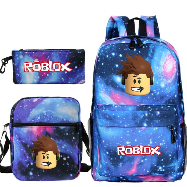 Cartoon Roblox Backpack Boy Girl School Bags 3 Pcs Set Shoulder Bags Pencil Case Backpack Student Shoulder Bags School Supplies Outdoor Travel Backpack Wish - aliexpresscom buy anime game roblox student school bags casual boys girls backpack kids gift bag cartoon book bag action toys kids birthday gift