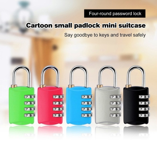 3 Digit Combination Security Safe Travel Luggage Code Lock Padlock 