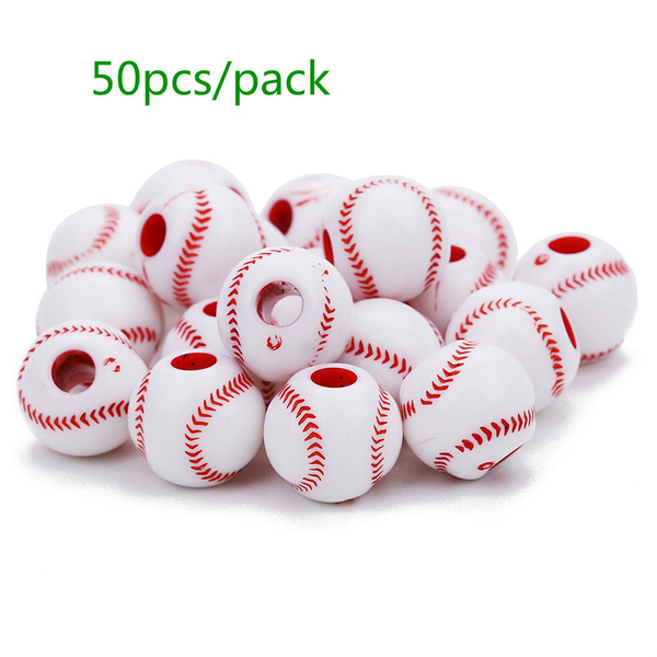 Baseball Beads Jewelry Making, Baseball Beads Bracelets