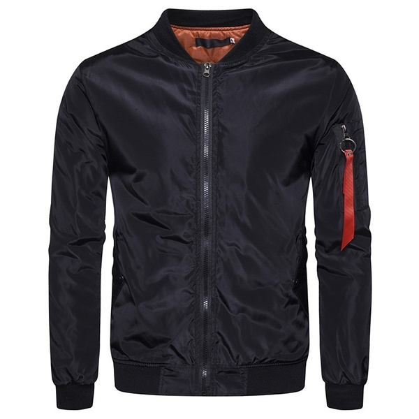 Men's Shane Black Suede Bomber Jacket