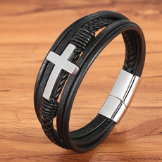 Fashion, Classics, multi-layer bracelet, Stainless Steel