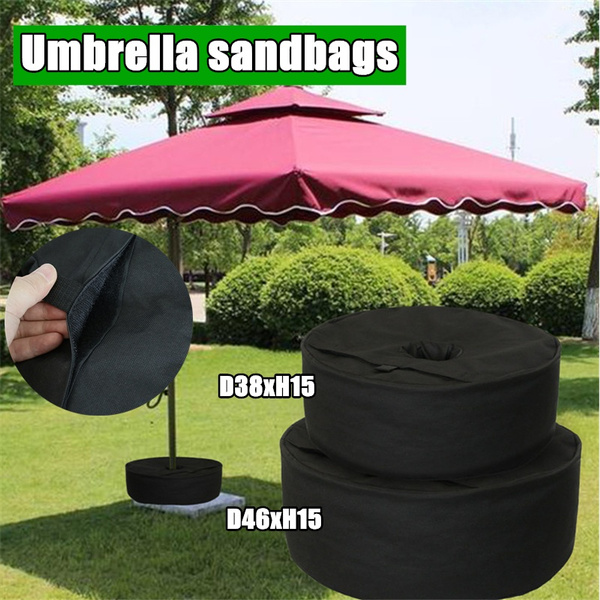 Garden Beach Heavy Duty Holder Square Umbrella Base Sunshade Stand Weight Bag 