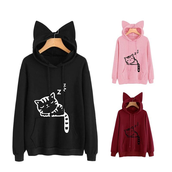 wish cat hoodie