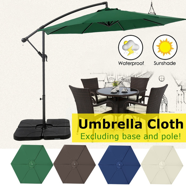 Umbrella Canopy Cover Outdoor Garden Patio Gazebo Top Replacement Spare Sunshade Cloth Dia 200cm 6 6ft Wish Umbrella Canopy Cover Outdoor Garden, Garden Umbrella Replacement Canopy