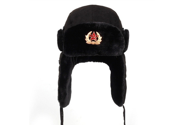 Soviet military badge Russian Ushanka 