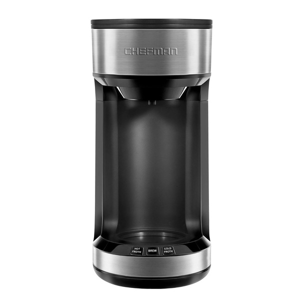 Chefman Single Serve Coffee Maker And Milk Frother With 20 Ounce Mug And Filter Wish