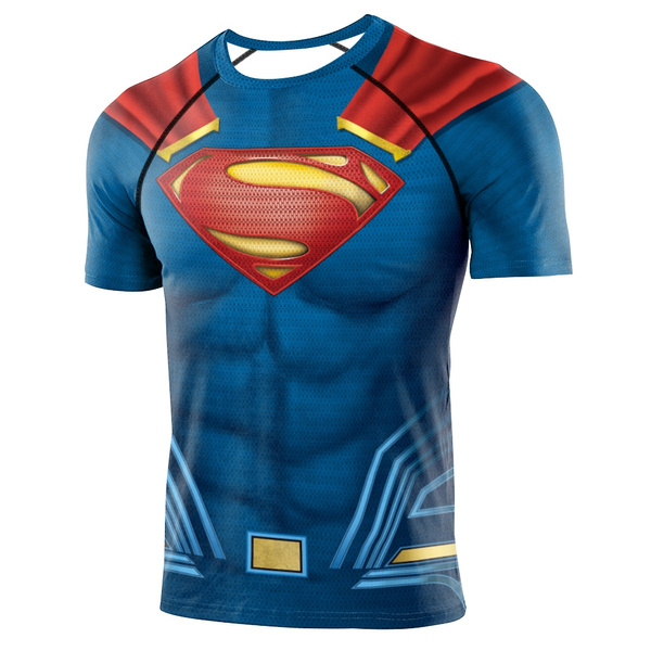 Mens Compression Shirts DC Comics 