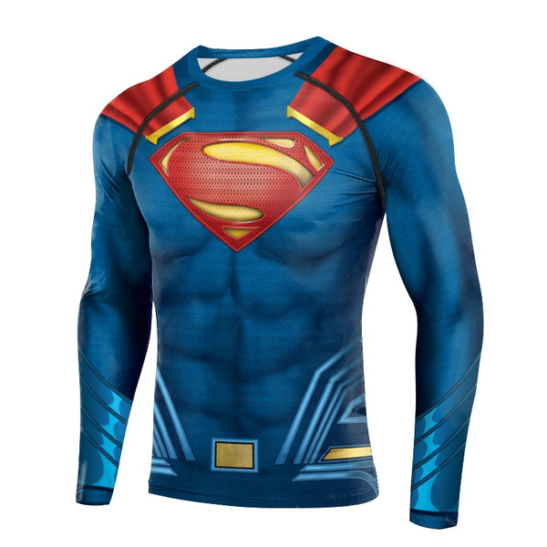 Mens Compression Shirts DC Comics 