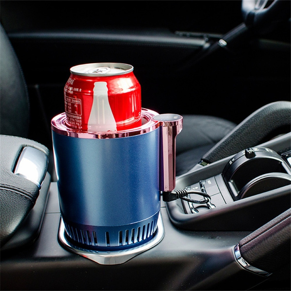 DC 12V Car Heating Cooling Cup 2in1 Car Office Cup Warmer Cooler Smart Car Cup Mug Holder
