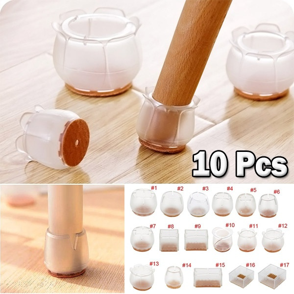 16pcs silicone chair leg caps feet pads discount furniture table covers floor protector