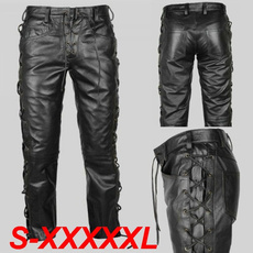 Goth, trousers, steampunkmen, PU Leather