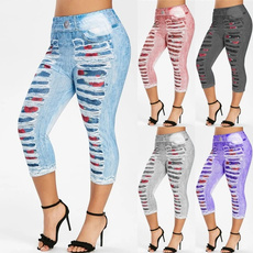 Summer, Plus Size, skinny pants, Lace