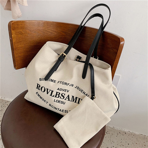 Food Pattern Print Canvas Vest Bag Casual Women Shoulder Cloth Bag 2022 Ins  Large Capacity Tote Bag Reusable Ladies Shopping Bag - Shoulder Bags -  AliExpress