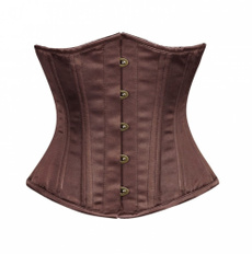 corset top, brown, Goth, Fashion