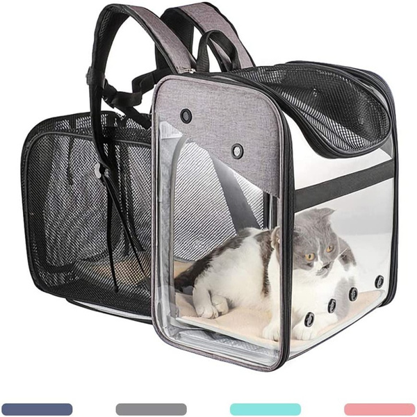 transparent bag for cat