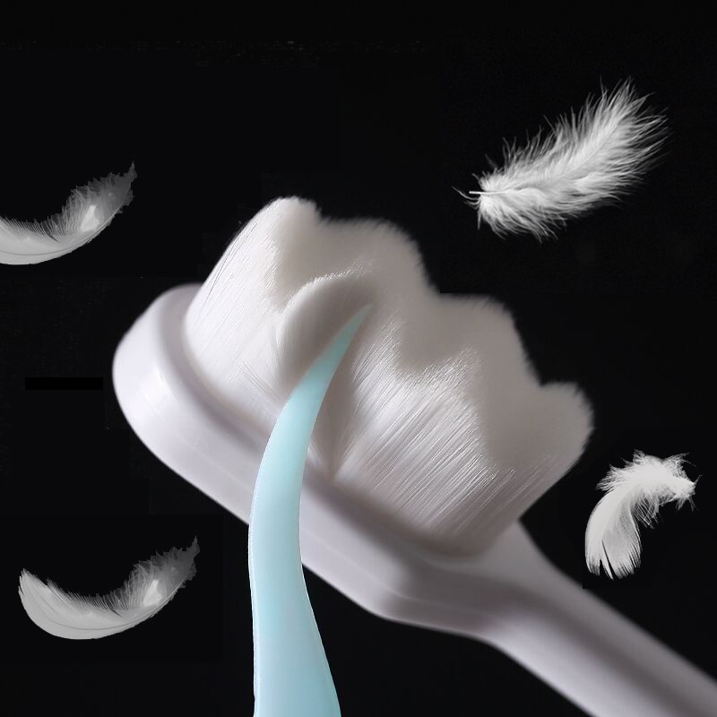 toothbrush with 10000 bristles