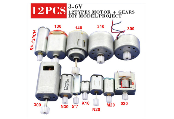 micro dc motor gear round small