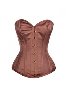 corset top, brown, GOTHIC DRESS, Fashion