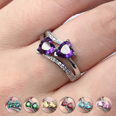 Cubic Zirconia, crystal ring, wedding ring, Gifts
