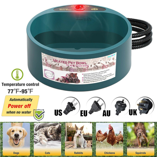 Heated Pet Hanging Bowl Dog Heated Water Bowl Automatic Constant Temperature Bowl for Dog