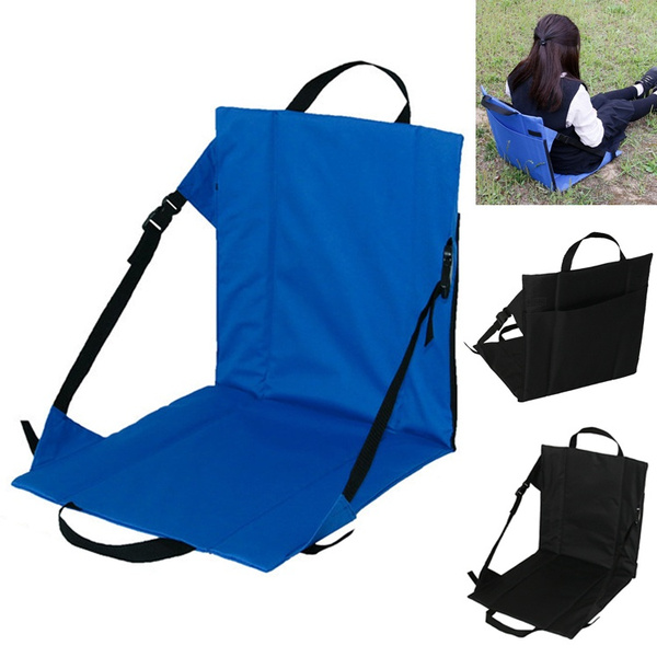 Outdoor Waterproof Seat Back Support Camping Fishing Picnic Folding Beach Chair Wish